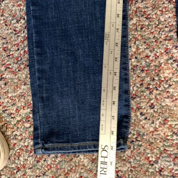 Levi’s Classic Straight Blue Mid-Rise Faded Straight Leg Jeans Size 28 - Picture 11 of 12